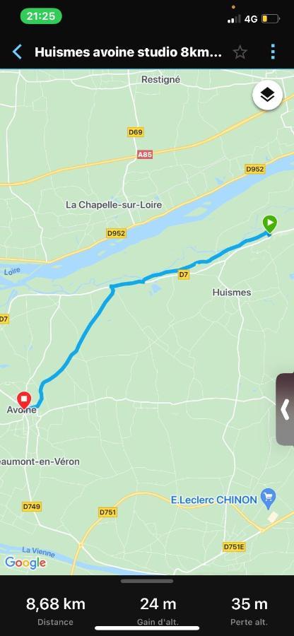 Studio Indre Climatise, La Halte De Cuze, Aux Abords De La Loire A Velo Huismes Екстер'єр фото